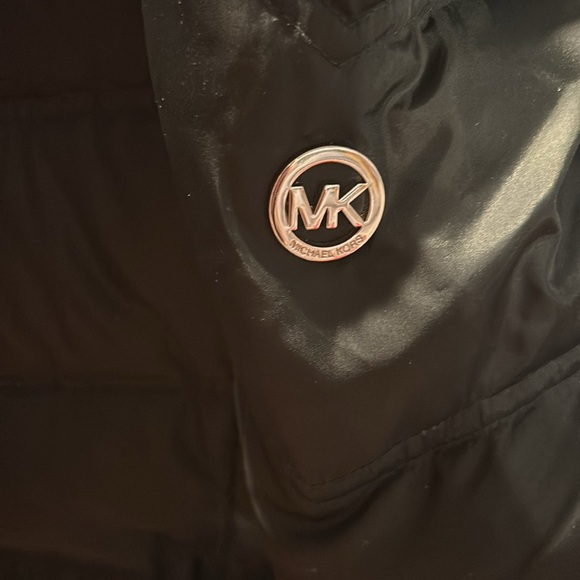 MK Women's Olive Puffer Jacket large - Picture 3 of 9